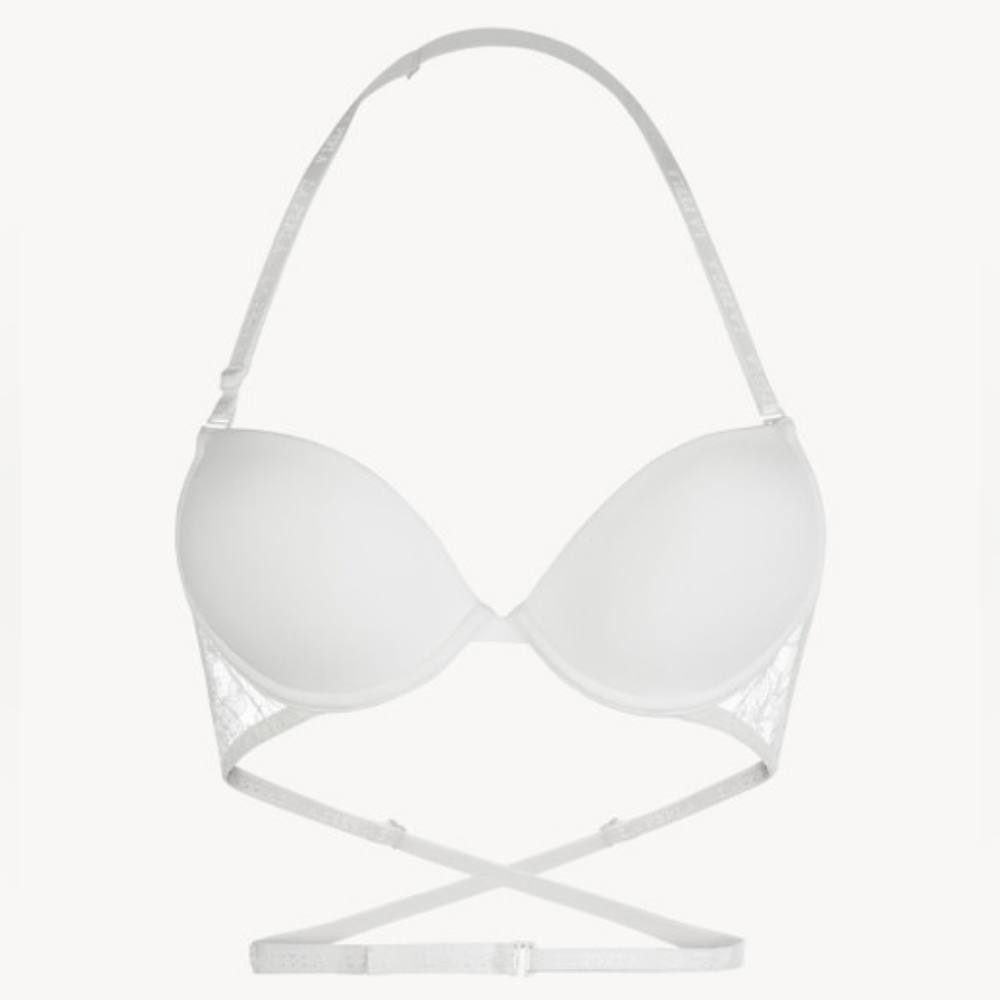 La Perla MultiWay Bra Chantilly Lace Removable Straps NWT